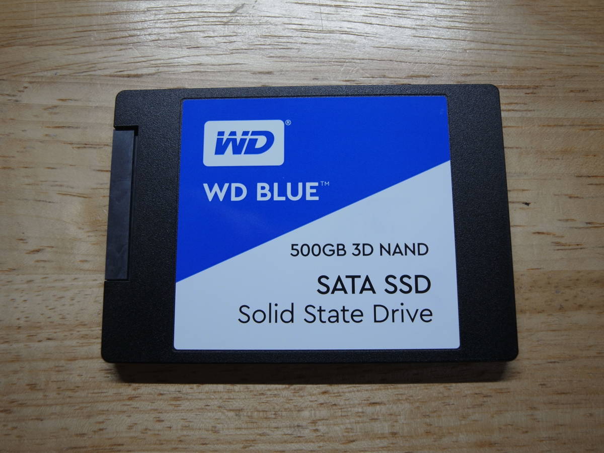 【送料無料】WD BLUE WDS500G2B0A 500GB 使用時間4182時間
