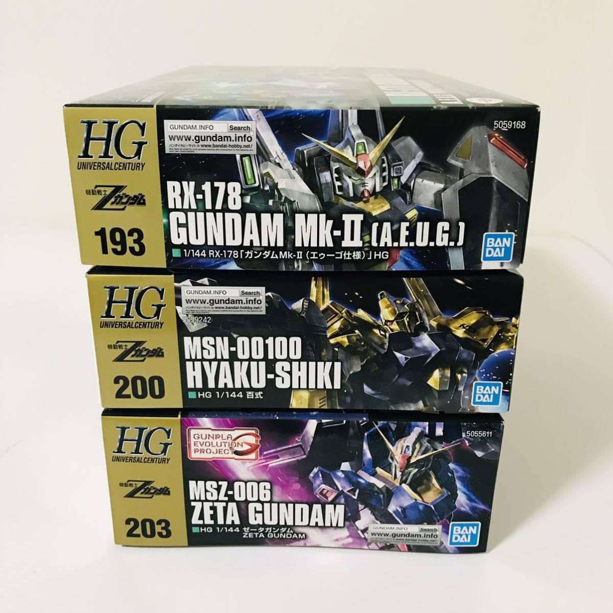 ☆売切☆HGゼータガンダム&百式&ガンダムMK-Ⅱ(エゥーゴ)仕様3点セット 