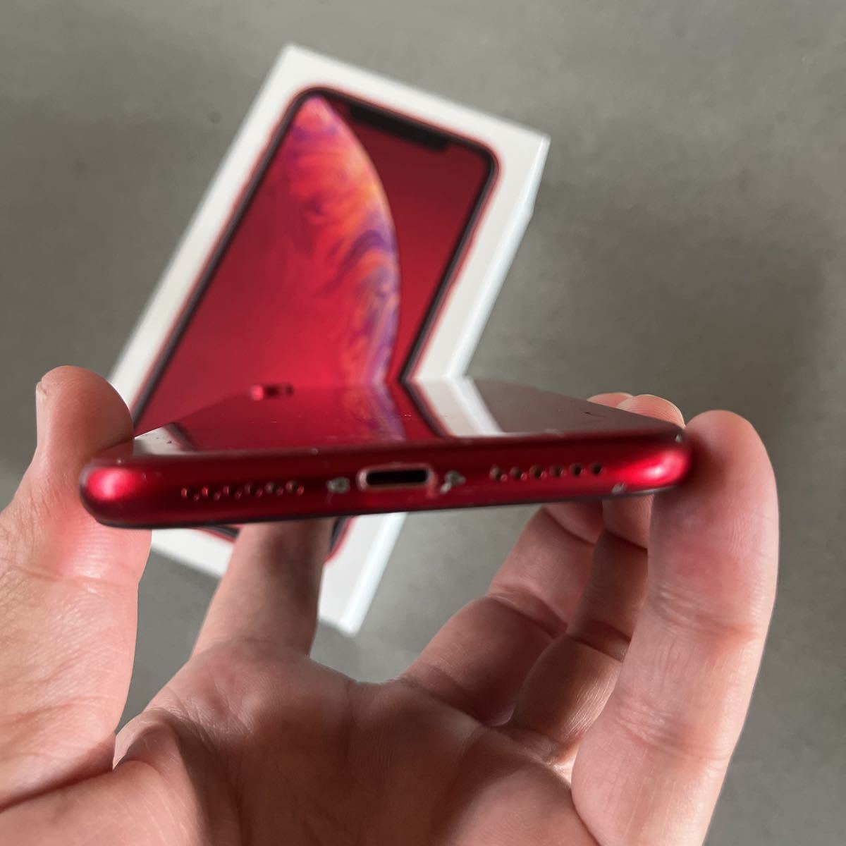 箱付き Apple iPhone XR 64GB レッド ブランド：Apple iPhone iPhone 