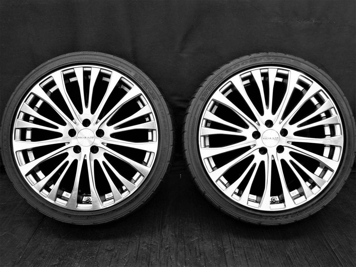 極上品 ROJAM ALTERNATIVE PCD100-5H+極上国産タイヤ 215/40R18 4本SET 