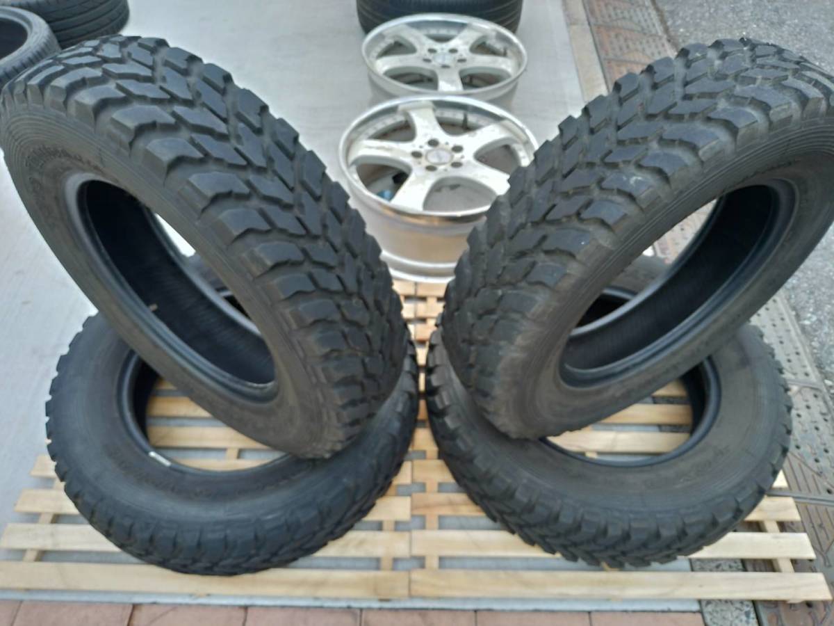 ジムニー純正ブロンズ仕様×TOYOトランパスM/T195R16中古タイヤ付き！ トーヨー トランパス M/T 195R16 4本 中古 ジムニー/JA11/JA12/JA22