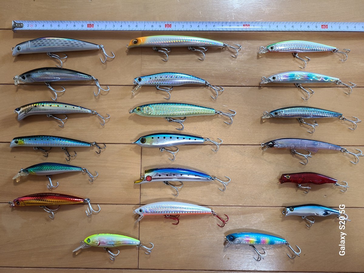 送料込み】シーバスルアー中古美品 20個セット ラッキークラフト