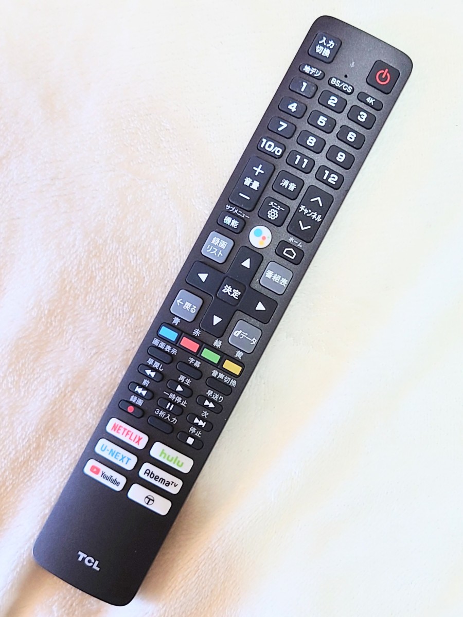 43インチ液晶テレビ TCL 43P618 2022年製 スマートテレビ 初期化済