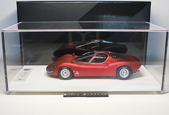 セール 超 Matt Red 世界限定33台 DM 1/18 アルファロメオ Alfa Romeo Tipo 33/2 Stradale Resin Model(BBR)｜売買されたオークション情報、yahooの商品情報をアーカイブ公開 - オークファン BBR