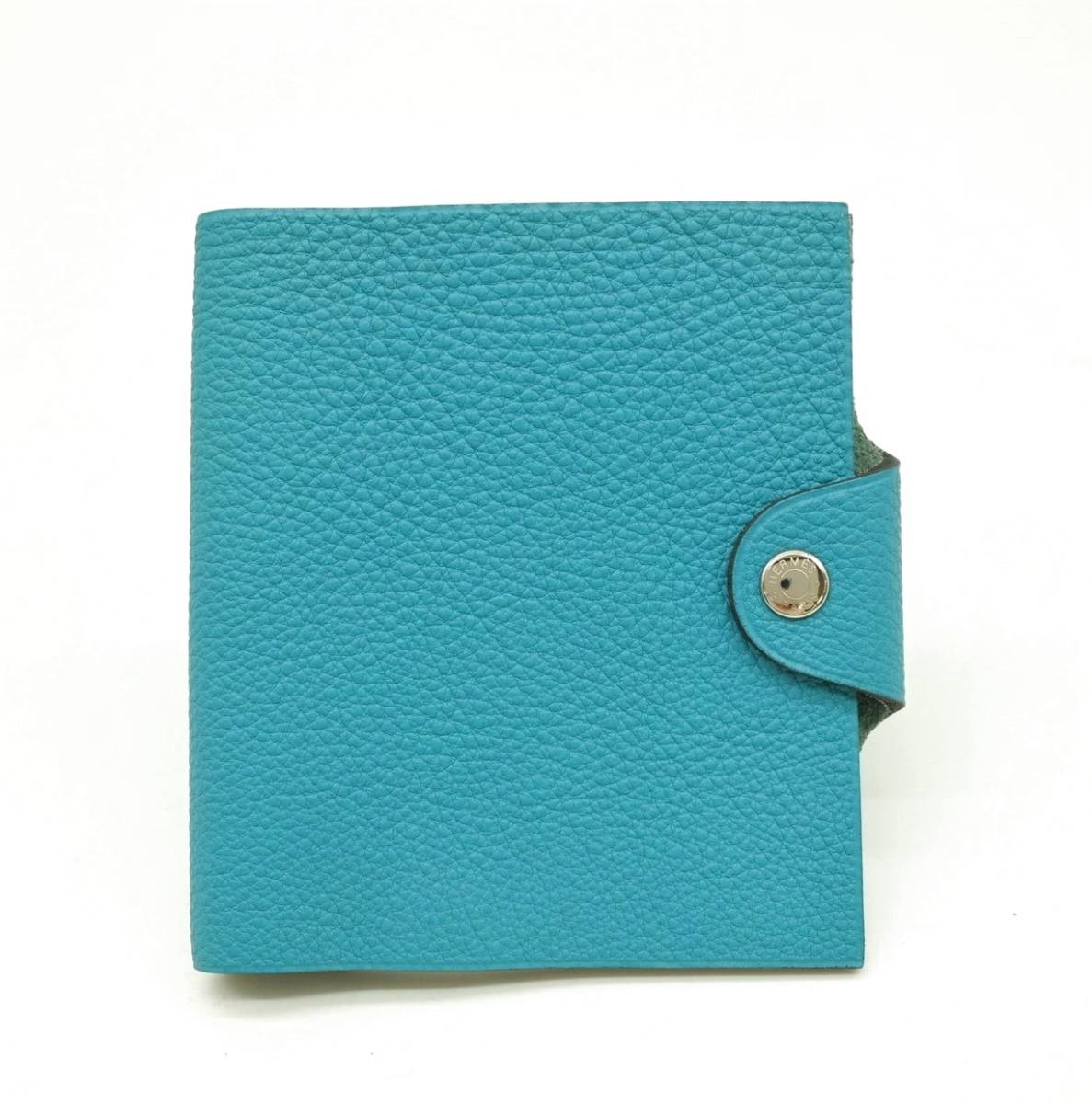 HERMES エルメス ユリスミニ 手帳カバー トリヨンクレマンス レザー ブルージーン 青 #□K