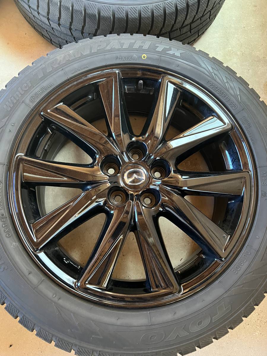 マツダ CX-5 純正ホイール 19インチ 焼付塗装 2022年 TOYO TX 225 
