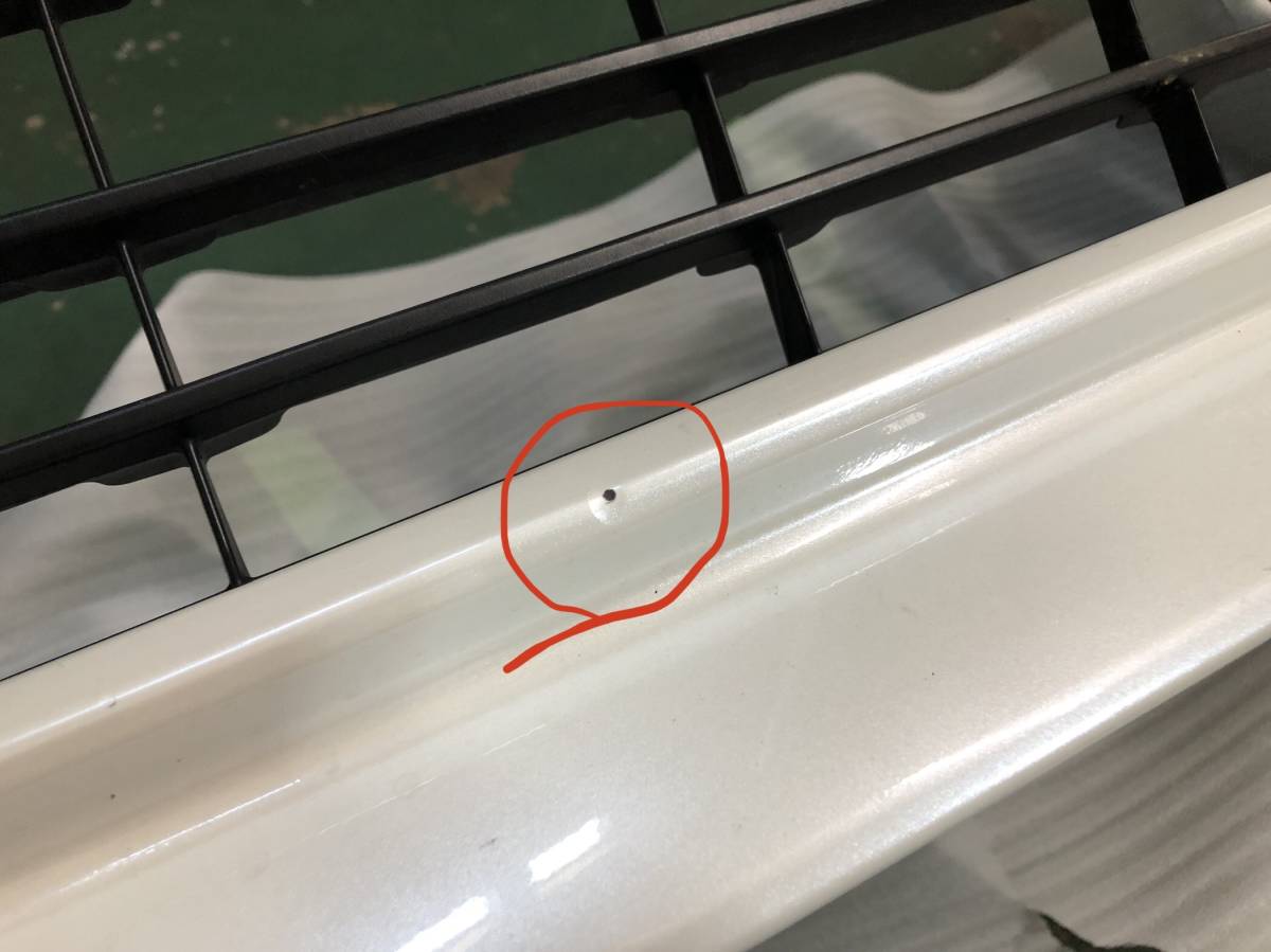 0 パールホワト ヴェルファイア30後期純正フロントバンパー 大人気