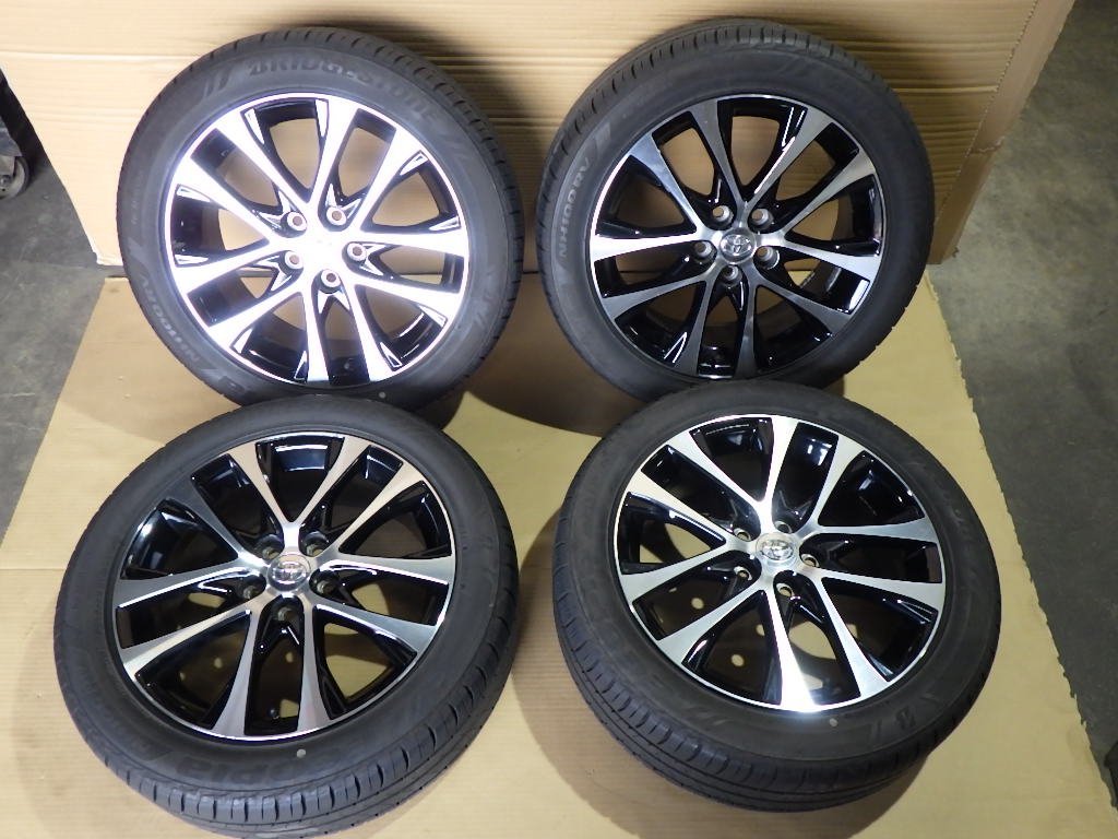 新車外し】トヨタ50系 エスティマ 純正ホイール18インチ4本セット 車