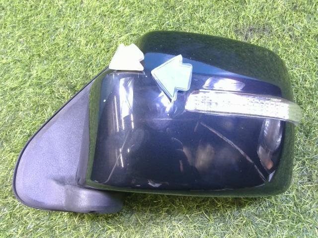純正　ジムニー　JB23W　左サイドミラー　ZJ3　黒パール　8ピン　フルオート(電動格納)　ウィンカー付　作動テスト済 　中古