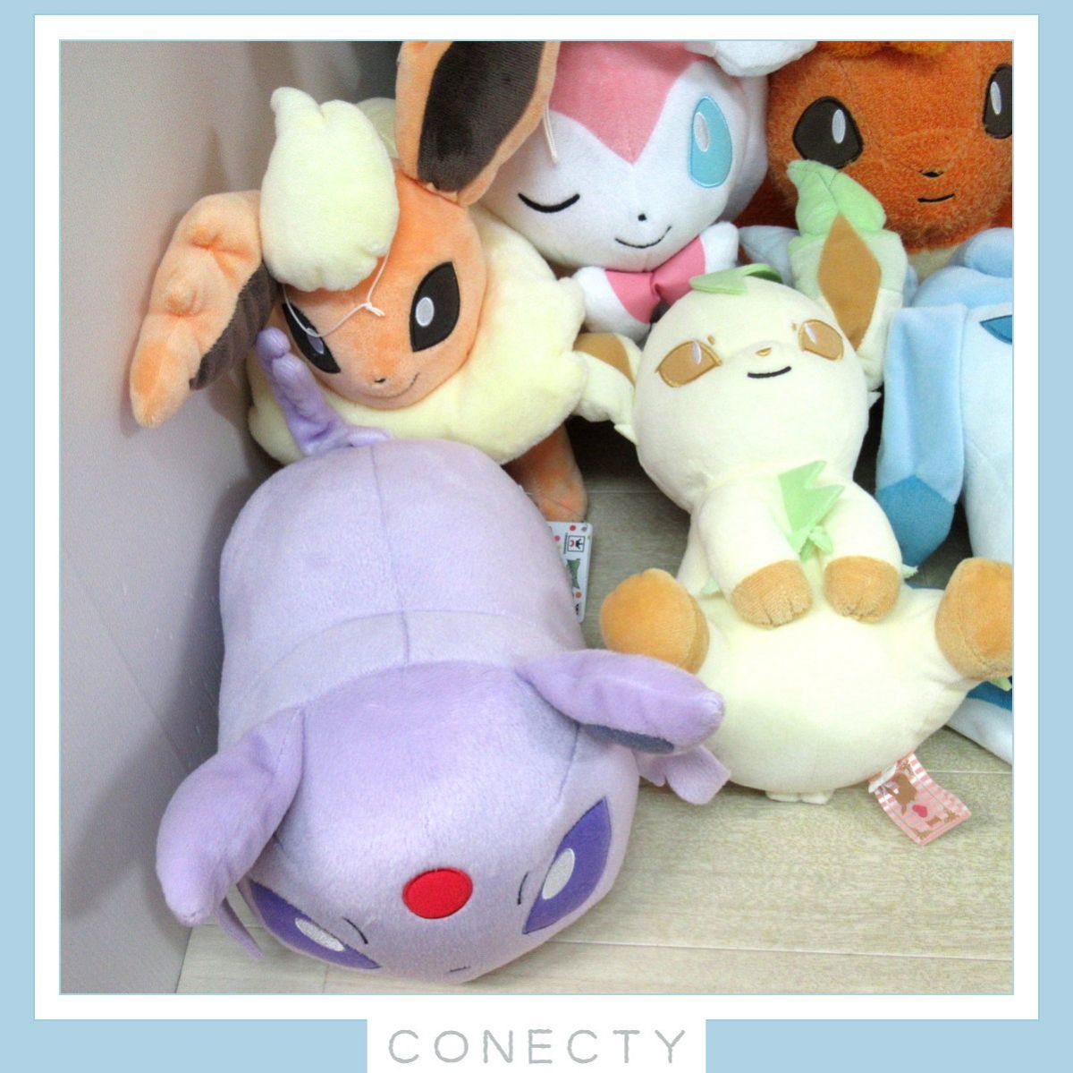 大量】良品 ポケモン イーブイ進化系 ぬいぐるみ セット でっかい
