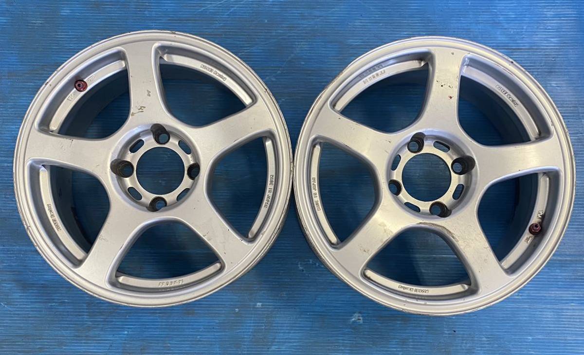 KOSEI Racing K3Formula 14x6.0J PCD 100 H4 OFF+28 ハブ径72mm キズ 