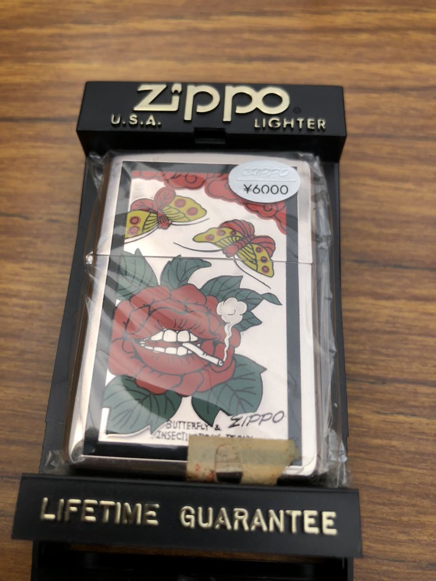 1円〜 品 ZIPPO ジッポー トリックアート イノシシ/シカ/チョウ/ツル 
