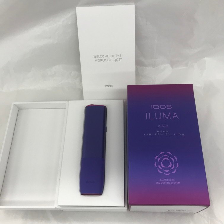 【新作，HOT】 BEAE2079 IQOS ILUMA ONE NEON LIMITED EDITION アイコス イルマ ワン ネオン リミテッドエディション 本体のみ 箱付き 通電〇(喫煙グッズ)｜売買されたオークション情報、yahooの商品情報をアーカイブ公 その他