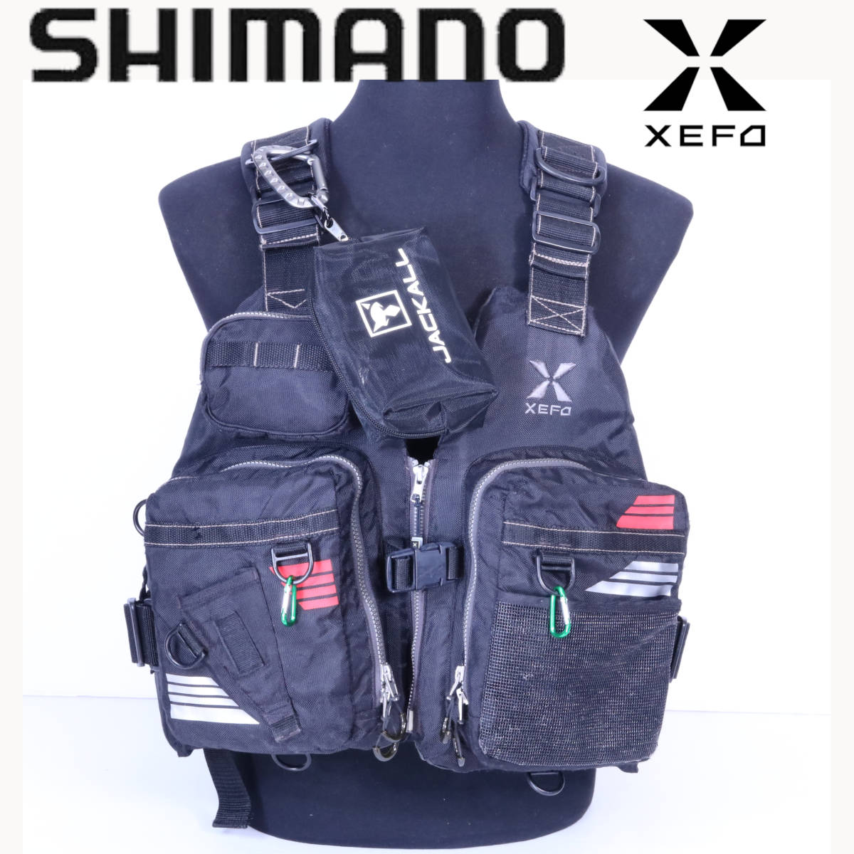 程度良好 シマノ(SHIMANO) XEFO ゼフォー ライフジャケット フロートジャケット