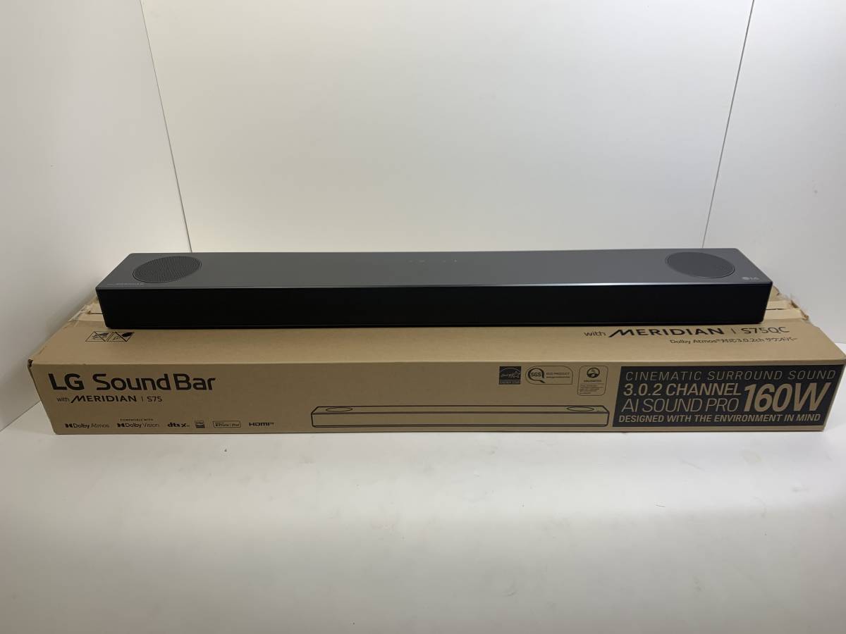 展示品 LGエレクトロニクス ワイヤレスサウンドバー S75QC 3.0.2ch