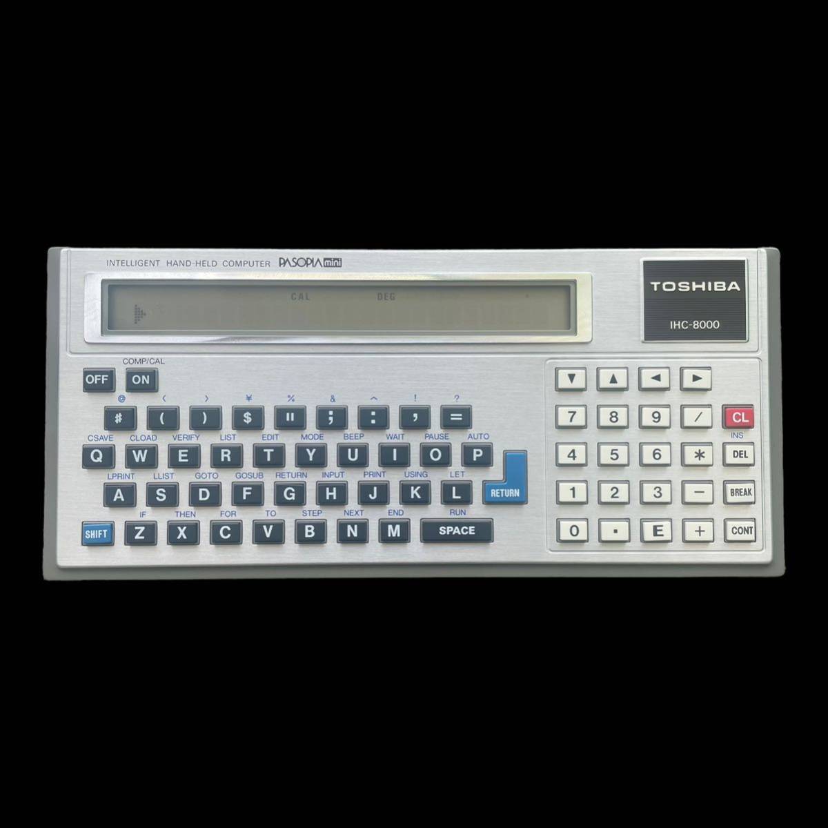 すぐ使えるパソピアミニ―東芝IHC‐8000 希少！新品！すぐ使えるパソピア