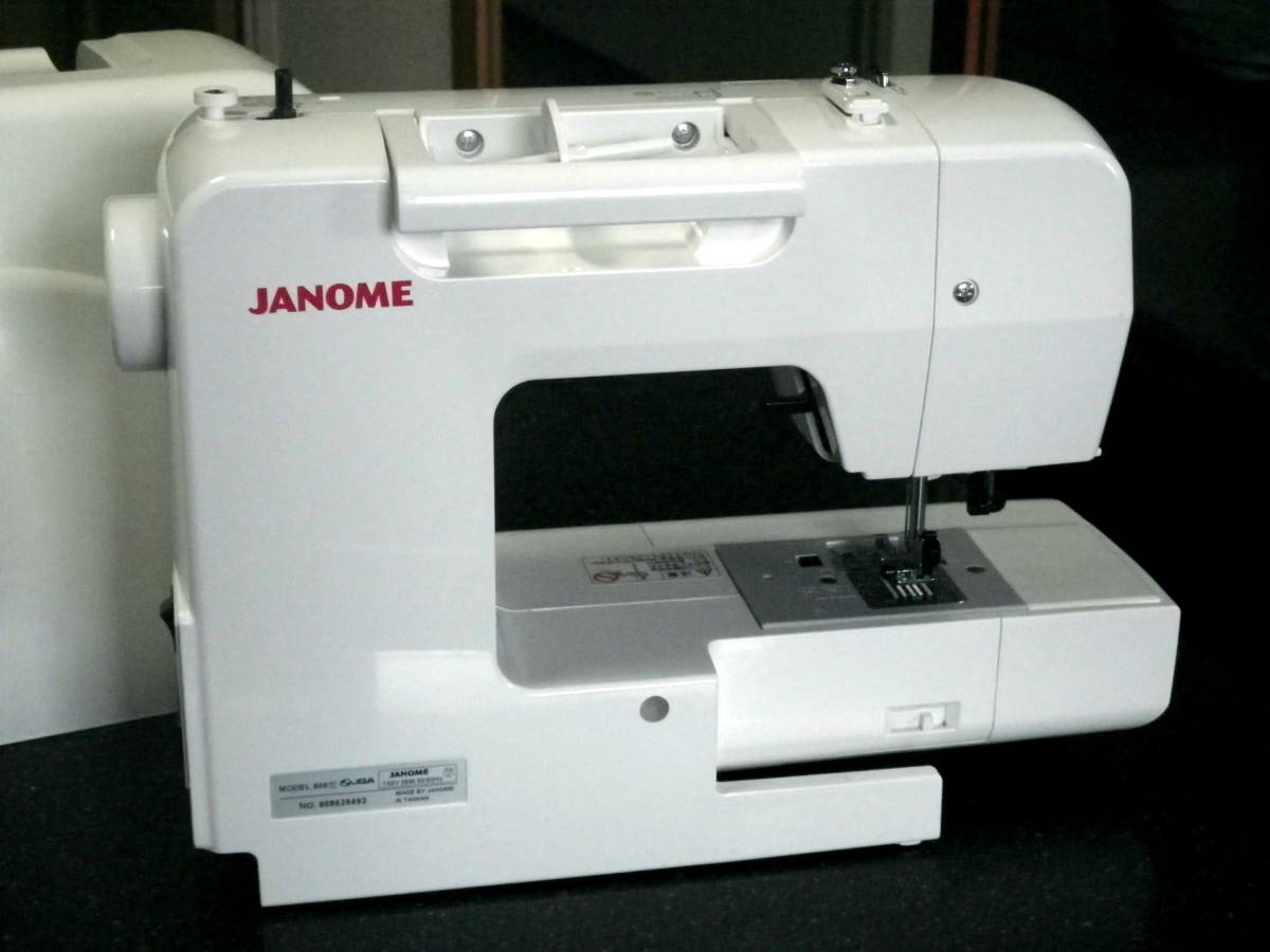 超美品！ ジャノメ IJ501 808型コンピュータミシン 革 ジーンズ 