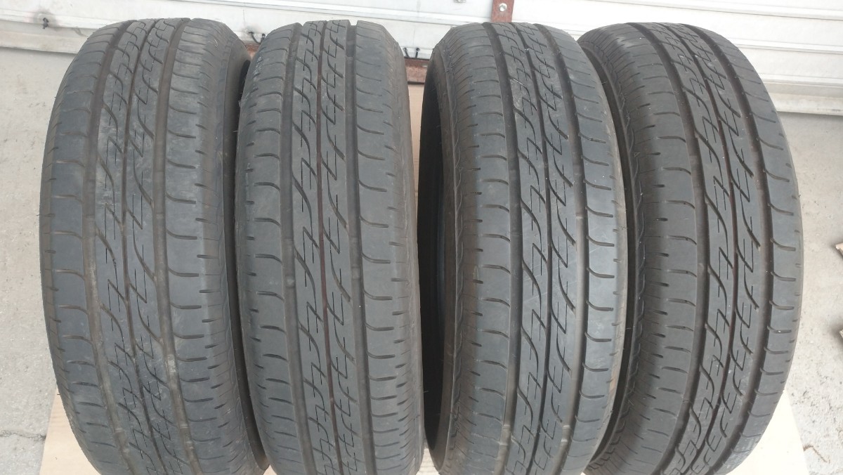 2021年製、溝あり、中古ブリヂストンタイヤ 155/65R13 4本セット(NEXTRY)