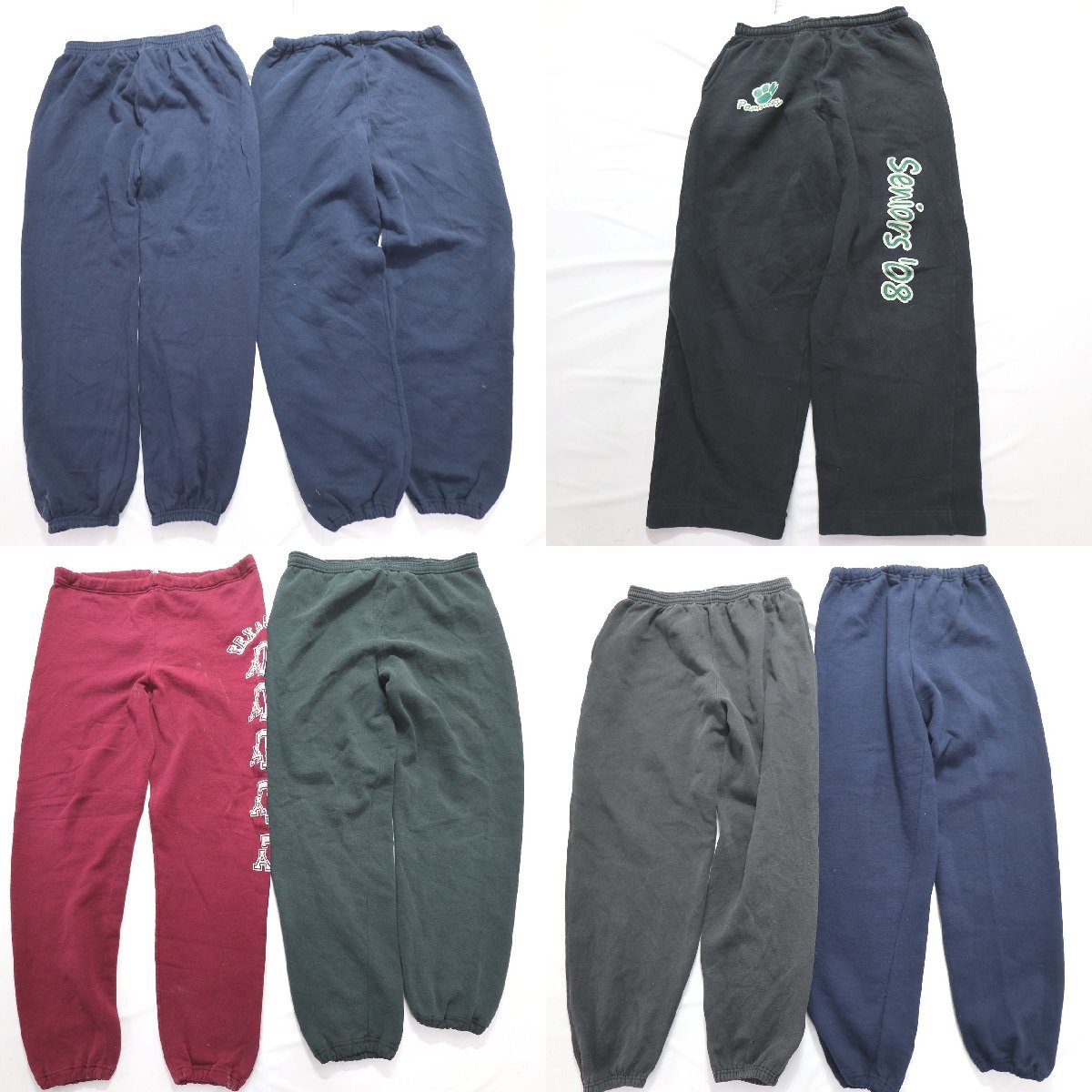 ◎チャンピオンスウェットパンツ set USA製 無地 他 (メンズXL) 7枚セット まとめ売り 古着卸 1円スタート 最落なし MN5107