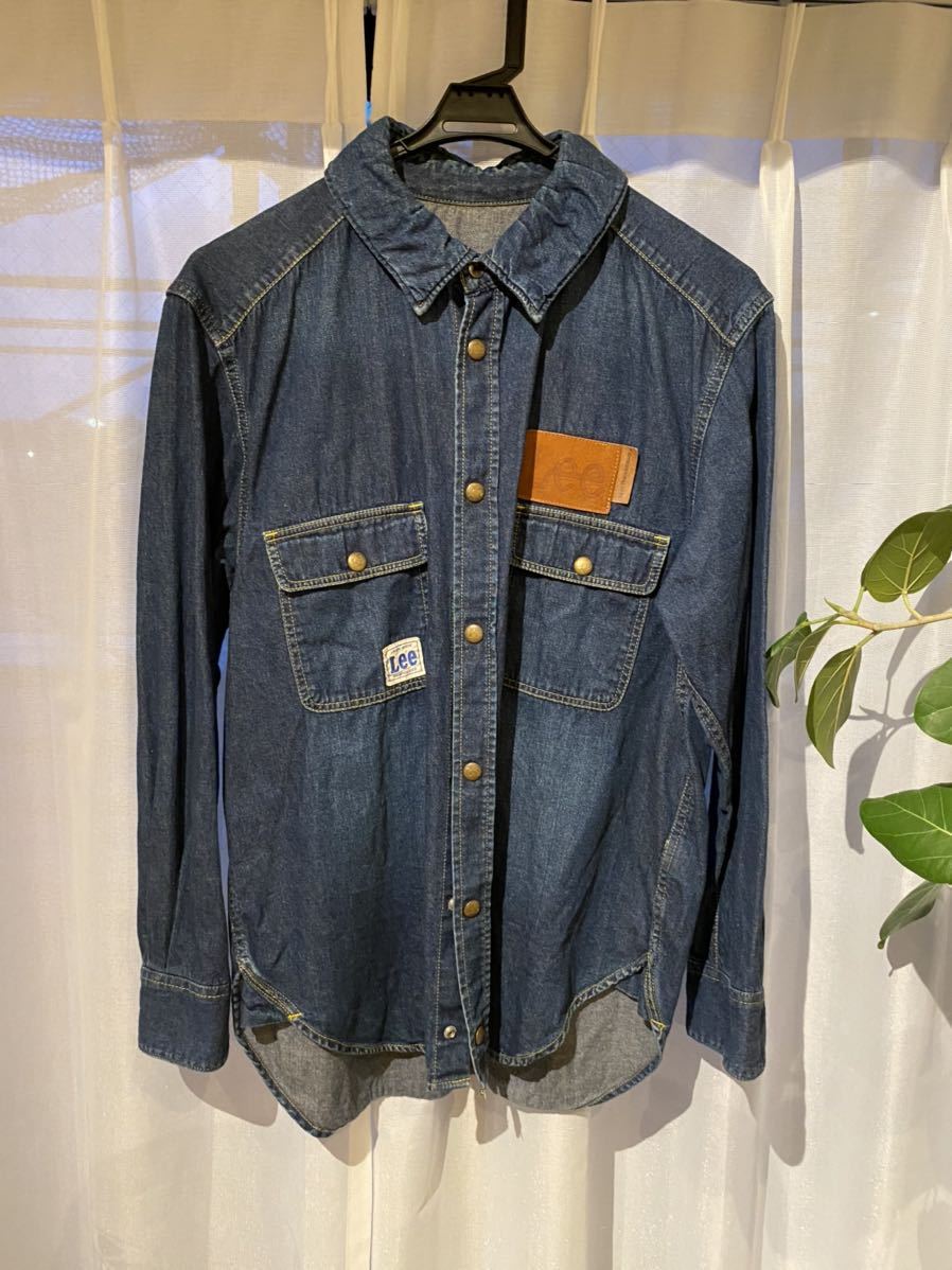 メルシーボークー　Lee コラボ　デニムシャツ　Mサイズ