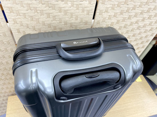 ACE Proteca スーツケース 55L 4輪 TSAロック付き メタリックグレー 