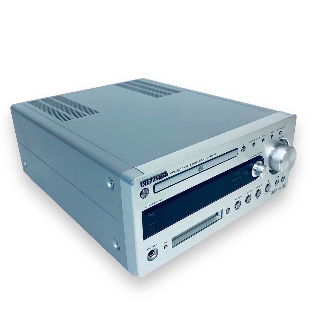 美品】KENWOOD ケンウッド /CD MDシステムコンポ /R-K700/スピーカー