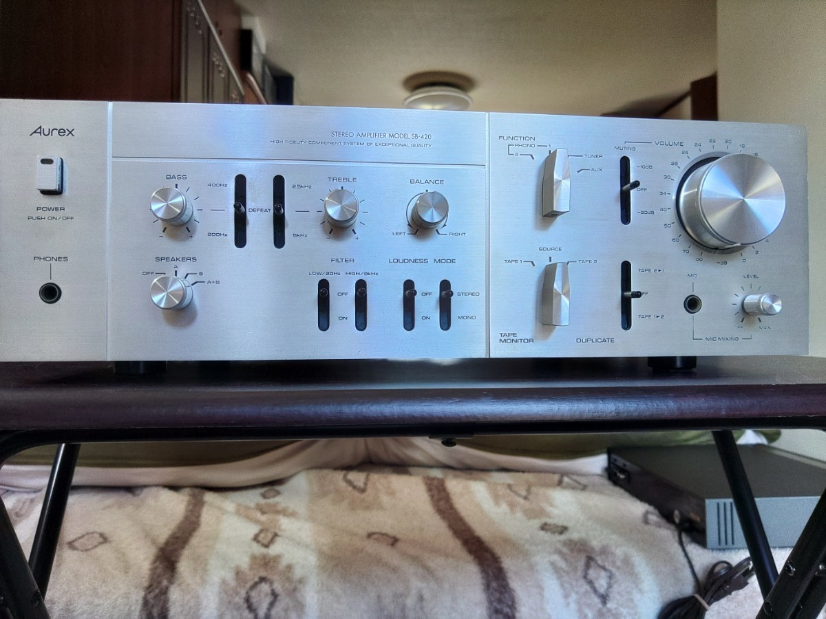 プリメインアンプ　Aurex SB-420 