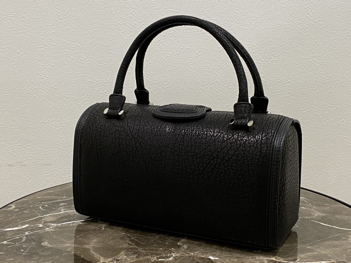 JP535＊バッグ 革製バッグ エレファントレザー 象革 ハンドバッグ