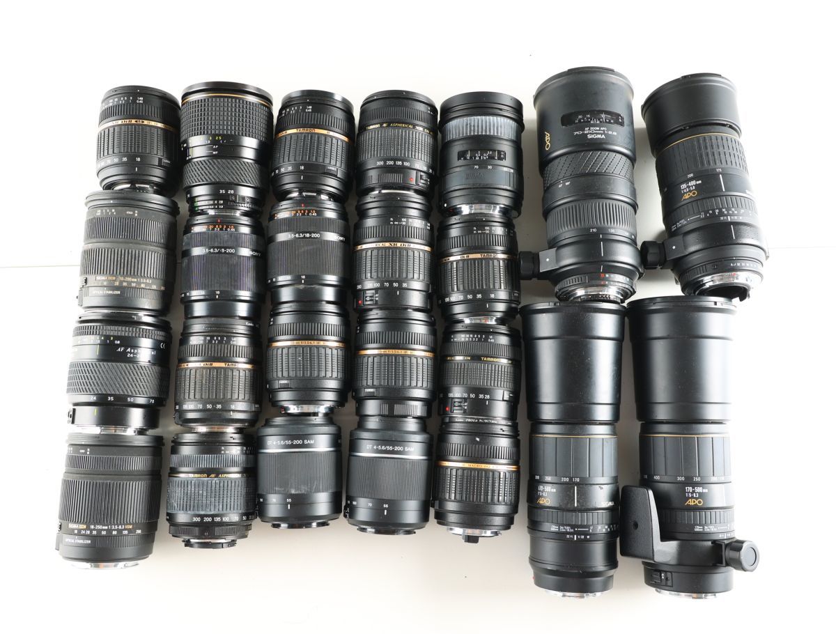 23573B 33 24点まとめ TAMRON SONY SIGMA 他 18-200mm 170-500mm 70