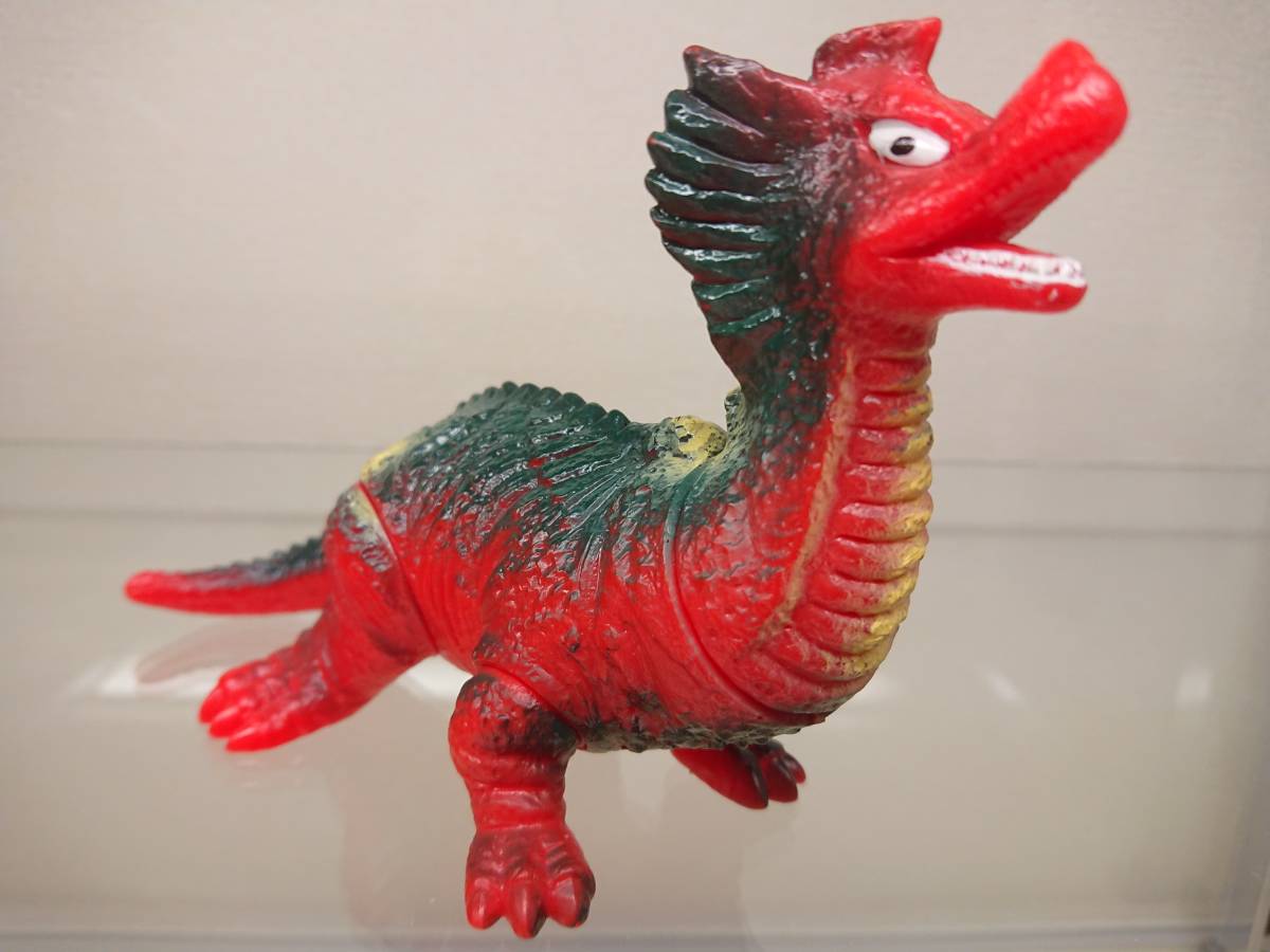 当時物 】 ポピー キングザウルスシリーズ 足型怪獣 リッガー ソフビ