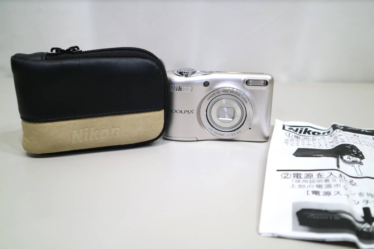 Nikon ニコン COOLPIX L30 シルバー 動作品 単三電池x2個 L30
