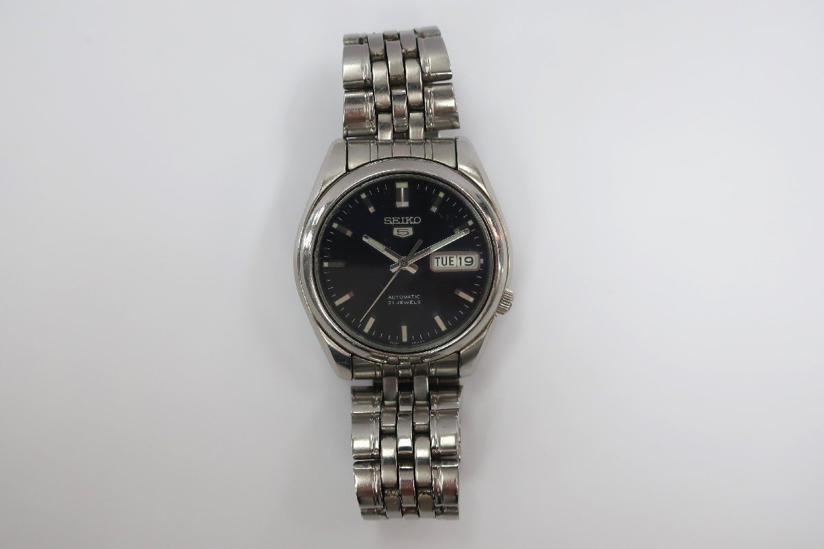 A6)1円～ SEIKO SEIKO5 7S26-01V0 セイコー セイコーファイブ 自動巻き 
