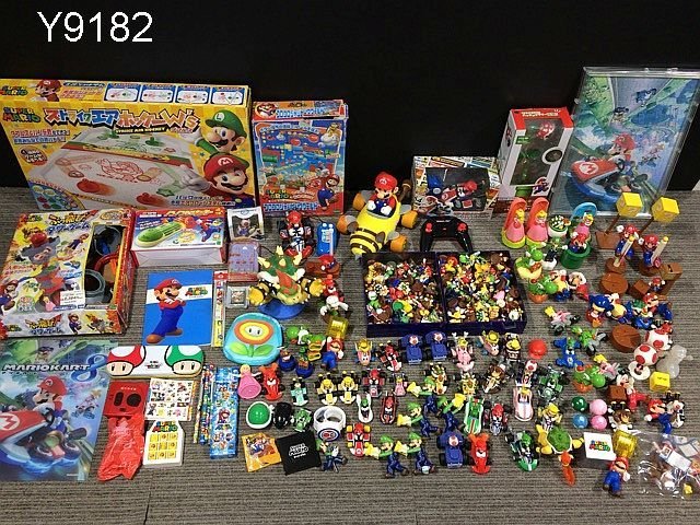 Y9182M 任天堂 スーパーマリオ マリオカート グッズ 人形 フィギュア