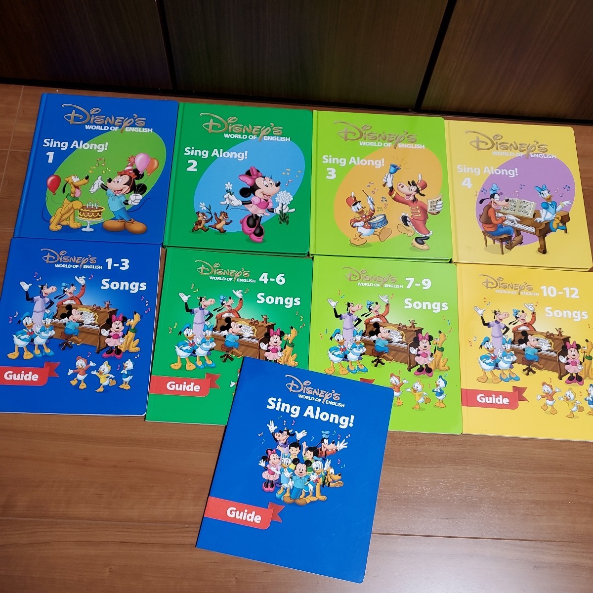 送料無料 即決 DWE ディズニー 英語システム sing along 本 シング