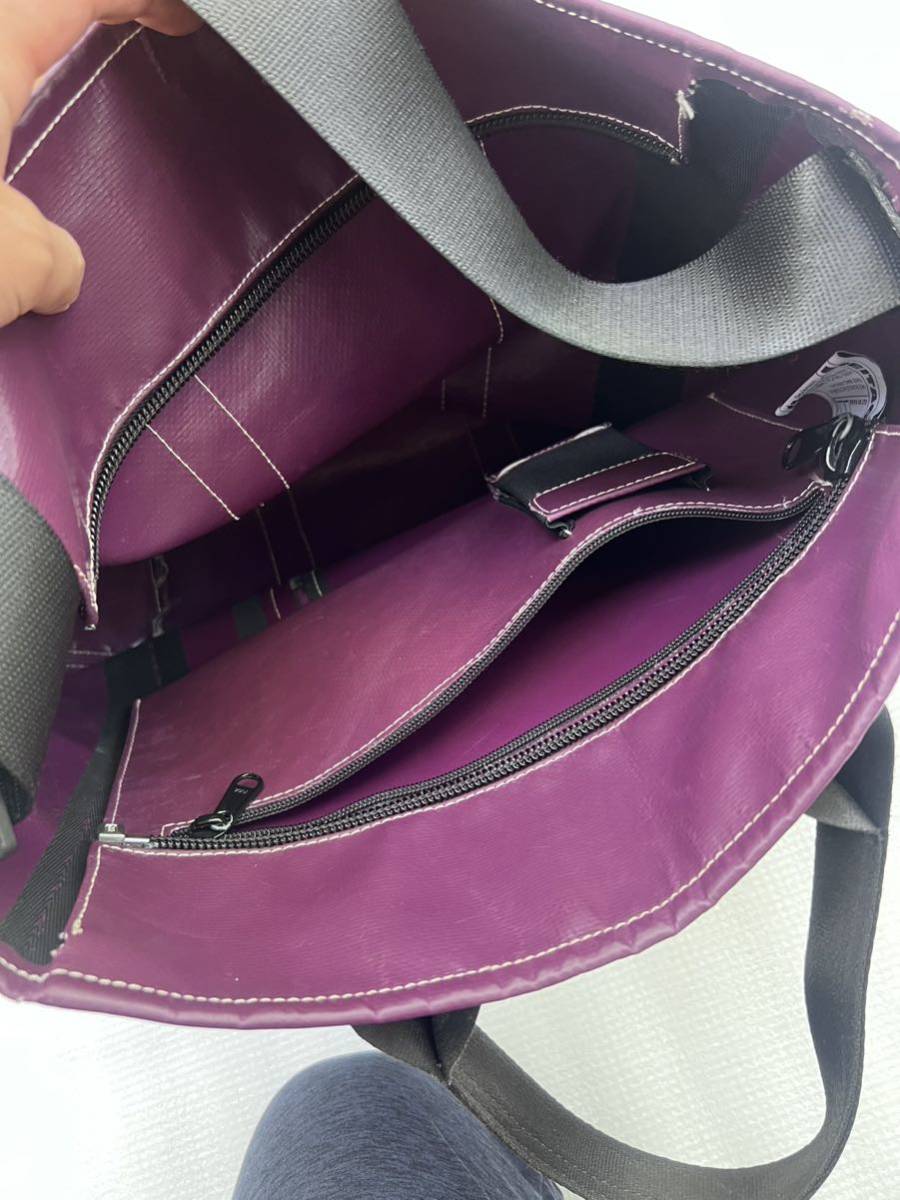 FREITAG FRITZ F96 廃盤品 激レア パープル フライターグ 廃盤3点セットパープルカラー(紫)Freitag F96 Fritz と