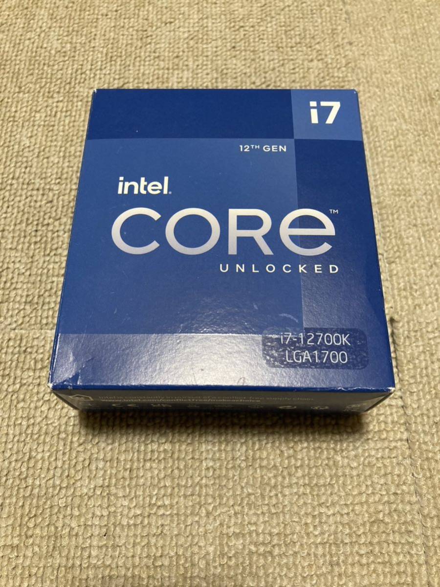 △ 【ジャンク】Intel Corei7 プロセッサー 12700K 3.6GHz（ 最大 5.0