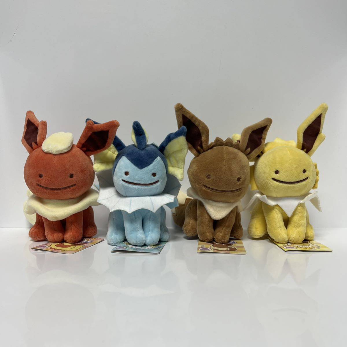 新品◇ ポケモンセンター限定 へんしん！ メタモン ぬいぐるみ 4種 