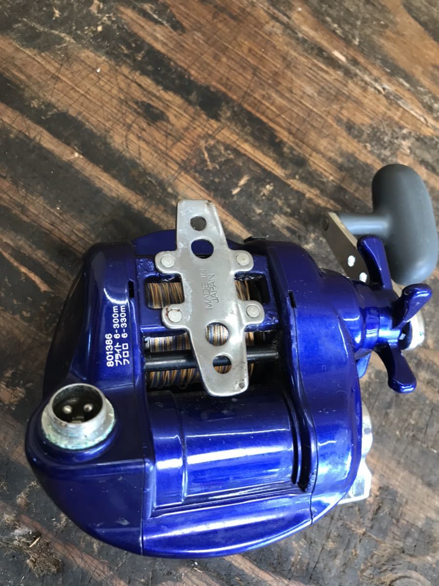 電動リール ダイワ HYPER タナコン 500Fe 作動未確認、パーツ取りに