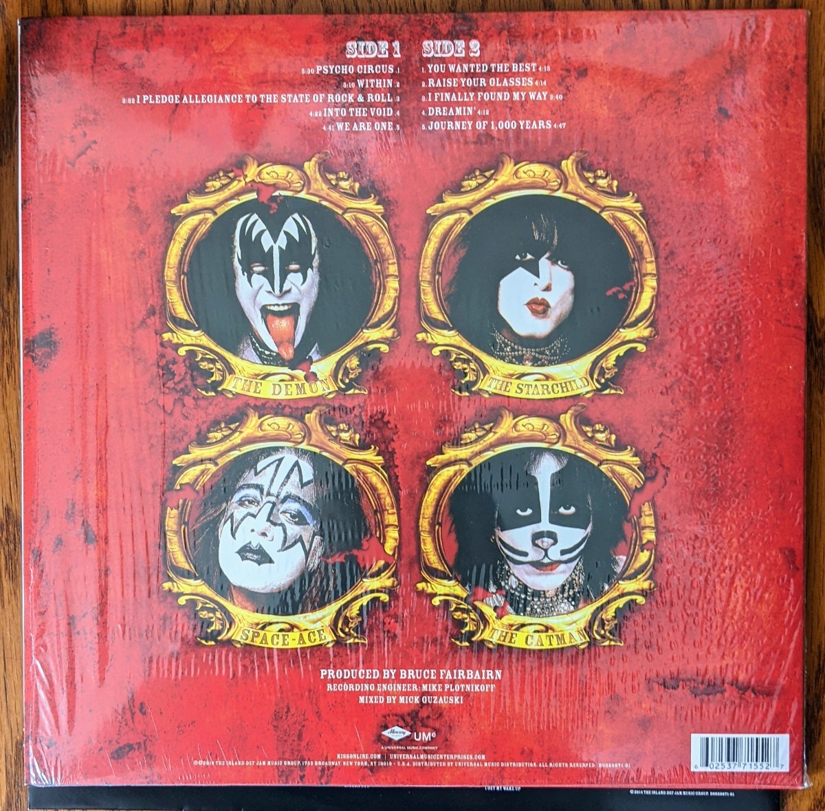 KISS キッス レコード Psycho Circusサイコサーカス [12 inch Analog 