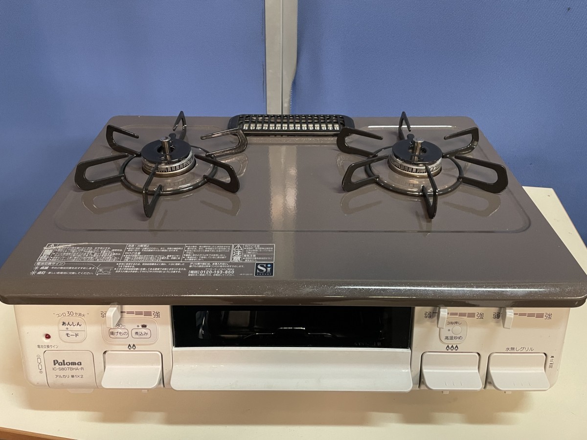 極美品！ Paloma パロマ IC-S807BHA-1R 2021年製 プロパンガス LP ガス