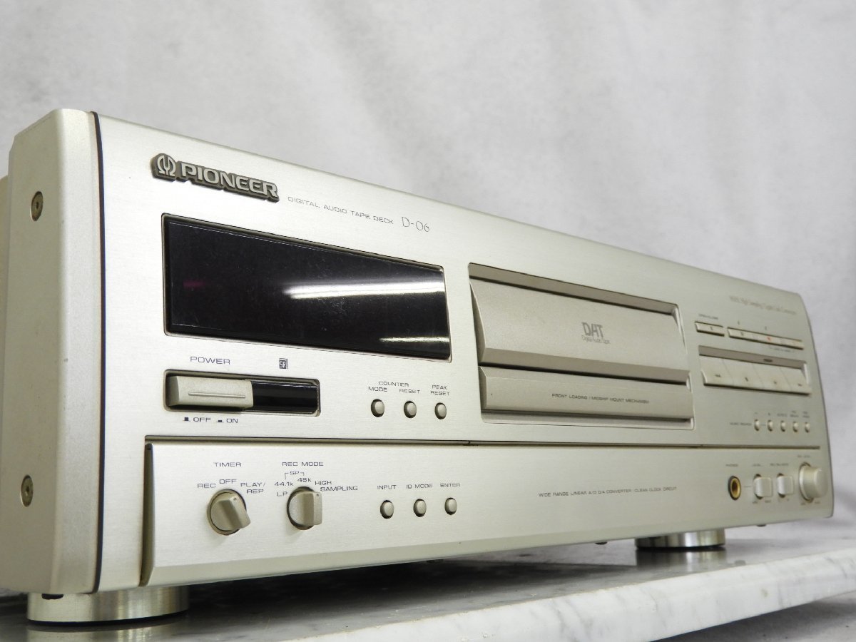 パイオニア PIONEER D-06 Pioneer DATデッキ - 基本動作チェック済