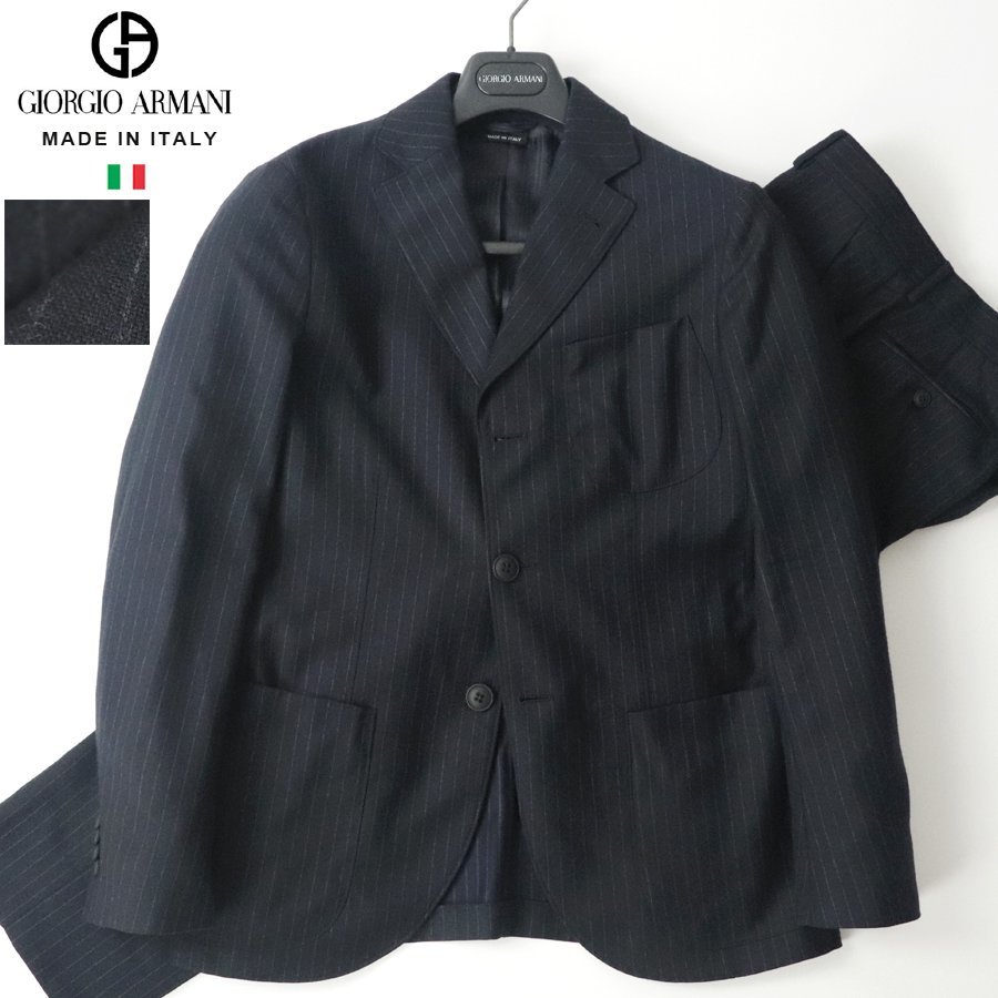 相場価格￥385，000- 美品 イタリア製 GIORGIO ARMANI ジョルジオ 