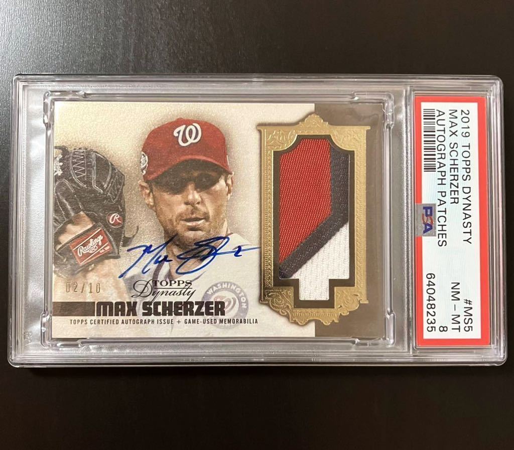 2019 Topps Dynasty Max Scherzer Auto Patch マックス シャーザー