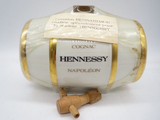 未開栓 Hennessy ヘネシー ナポレオン 樽型陶器ボトル コニャック 未開