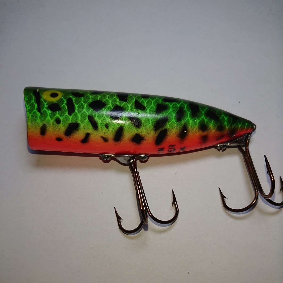 ヘドン HEDDON チャガースプーク たて割れ 吹き目 オールド OLD