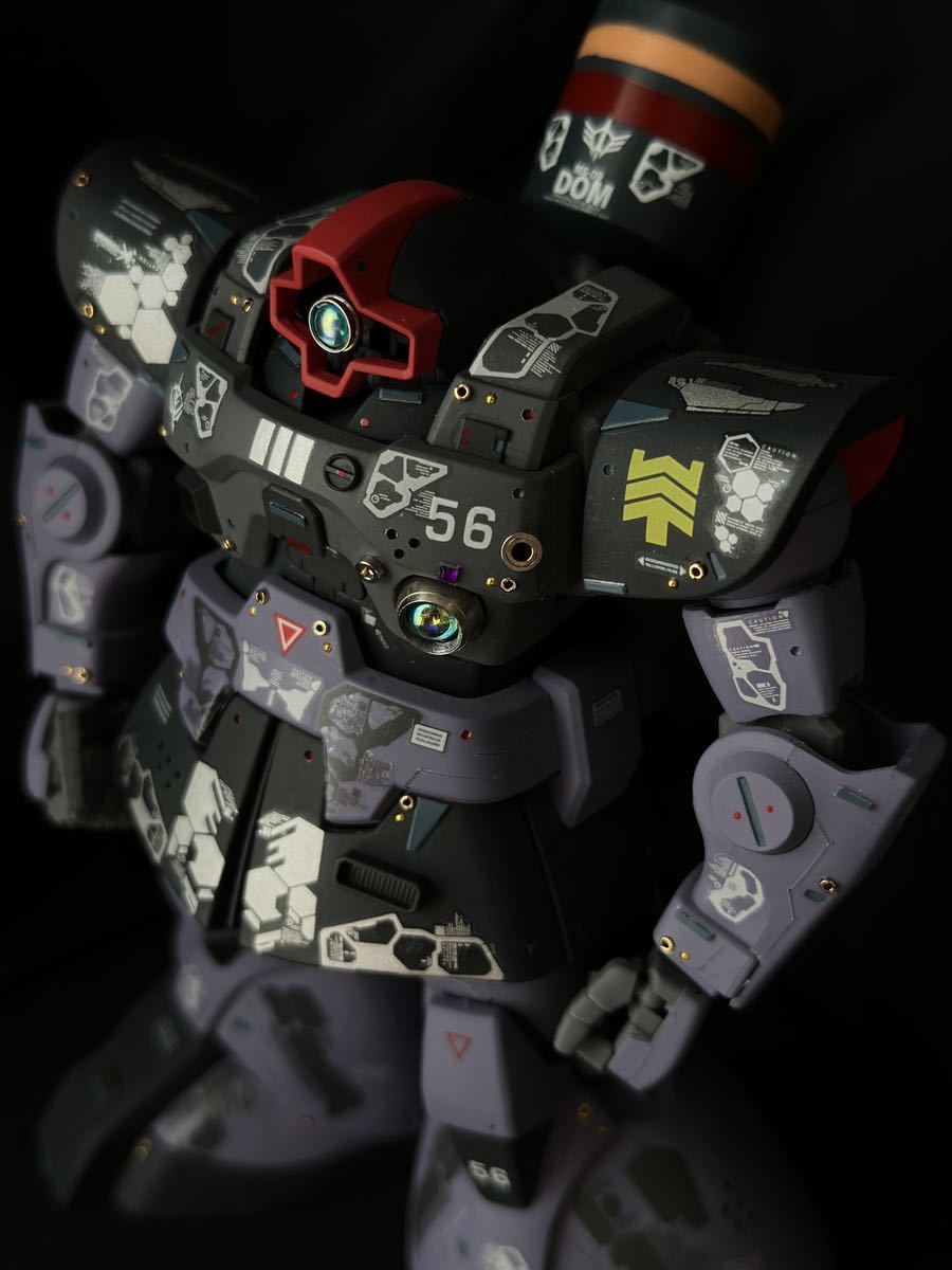 MG ドム 徹底改修完成品 ① MG ドム 徹底改修 全塗装完成 リニューアル版