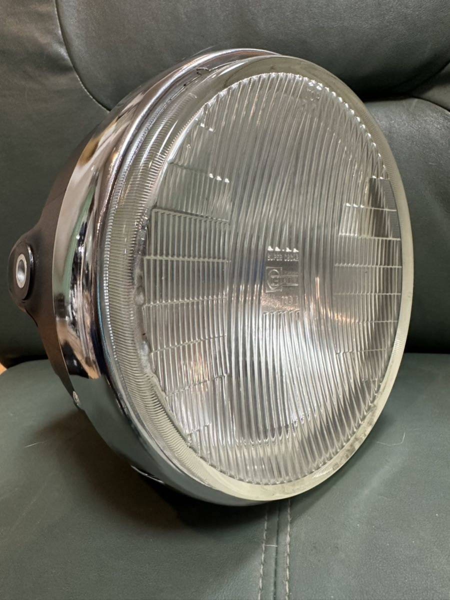 美品即決希少絶版パーツ当時物シビエスーパーオスカー180π凹ヘッドライト/ CIBIEへこみZ400GPZ400FXZ750RSZ1ZⅡ