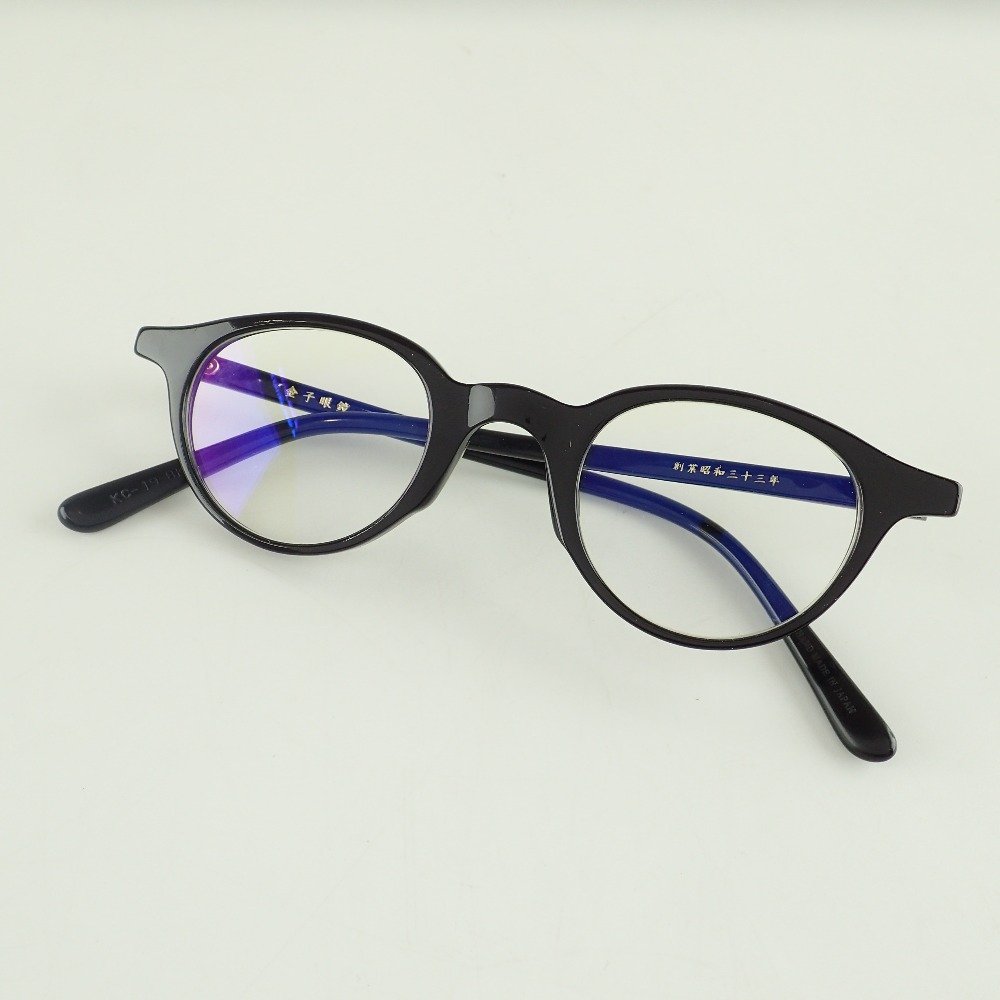 美品】KANEKO OPTICAL 金子眼鏡 KC-19 CELLULOID ボストン型 セル 