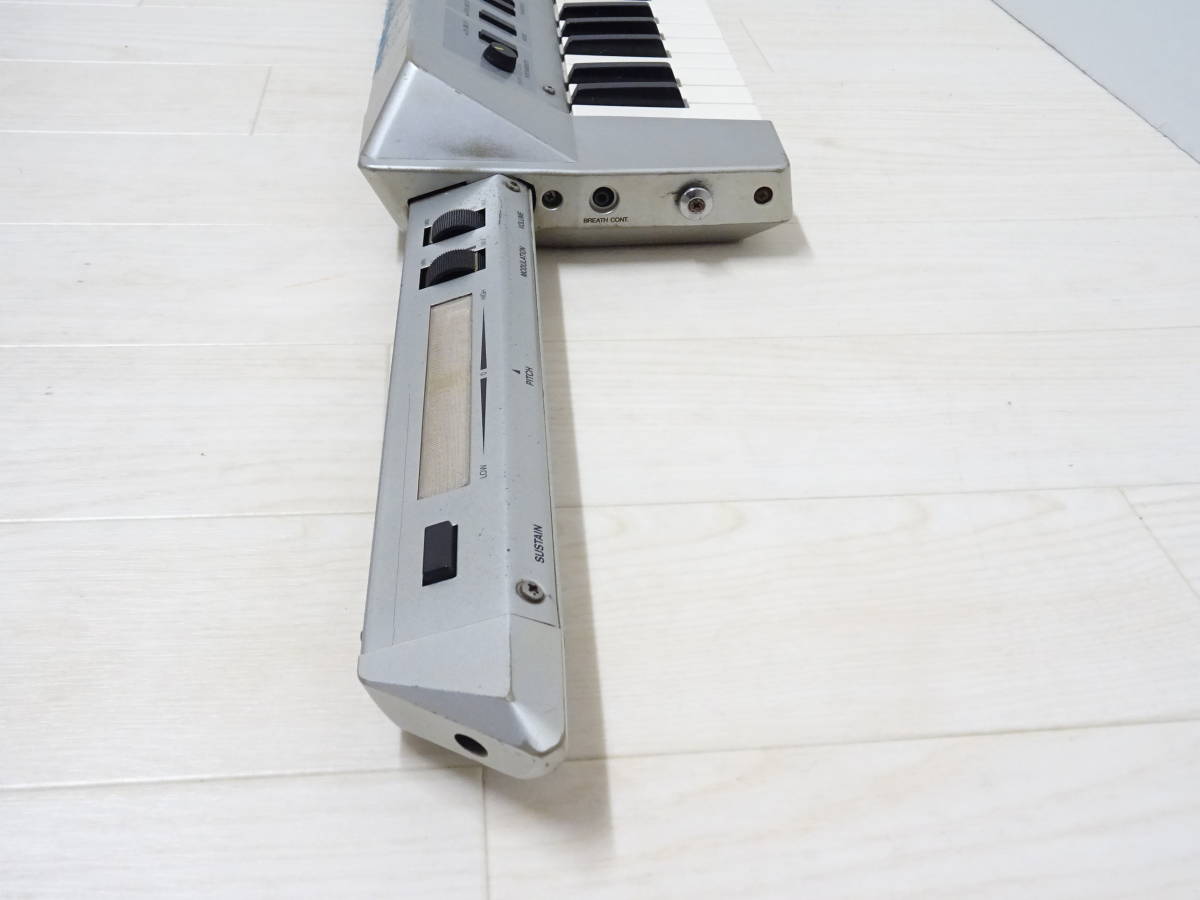 動作未確認ジャンクで。YAMAHA, KX5 ショルダーキーボード 経年品/動作