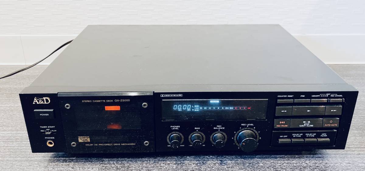 【ジャンク】A&D システムコンポ　ステレオ　コンポ　赤井電気　三菱電機 nn0404 077 中古 A&D 赤井 三菱 共同ブランド GX-Z5000 ステレオ